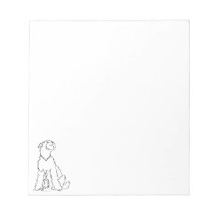 Airedale, Welsh or Lakeland Terrier Happiness Notepad