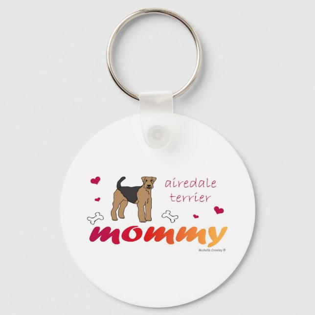 AiredaleTerrier Key Ring (Front)