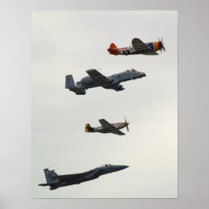 Airforce Heritage Flight Poster
