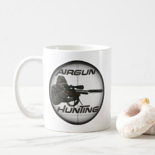 Airgun hunting logo hat keychain button classic ro coffee mug