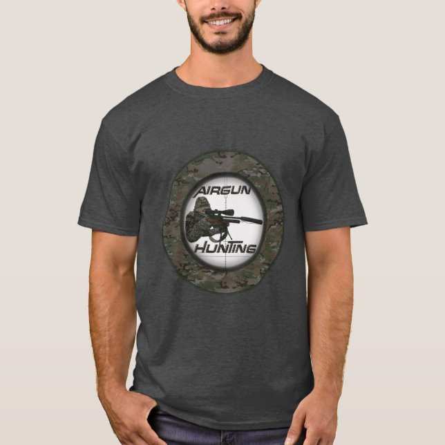 Airgun hunting logo hoodie T-Shirt (Front)