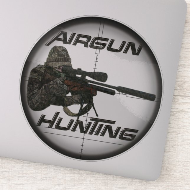 Airgun hunting logo Sticker (Detail)