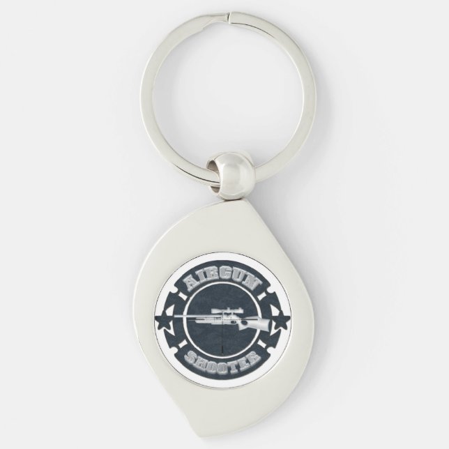 Airgun shooter   key ring (Front)