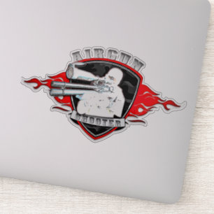 Airgun shooter Sticker