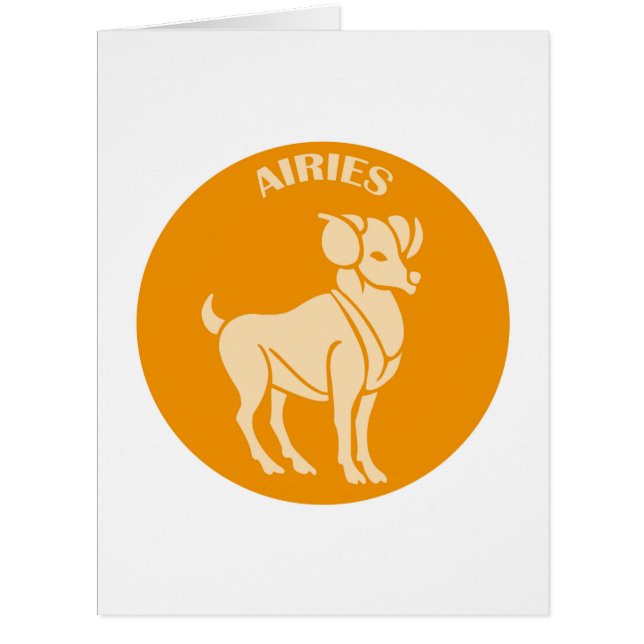 Airies, Zodiac Sign, Horoscope, Astrology (Front)