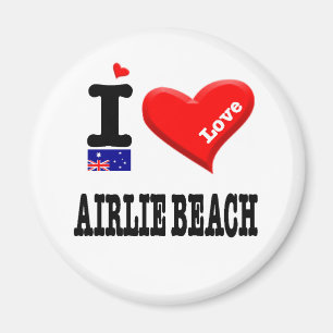 AIRLIE BEACH - I Love Magnet