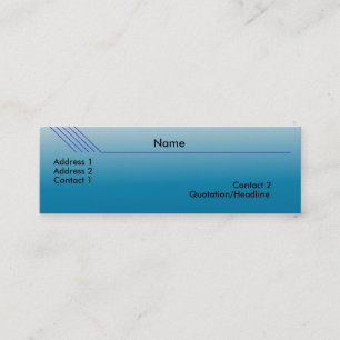 Airline Business Card