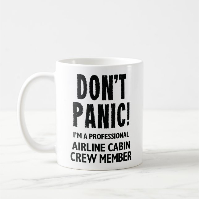 Airline Cabin Crew Member Coffee Mug (Left)