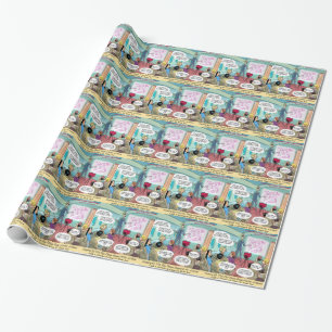 Airline LifeCoach Class Funny Wrapping Paper