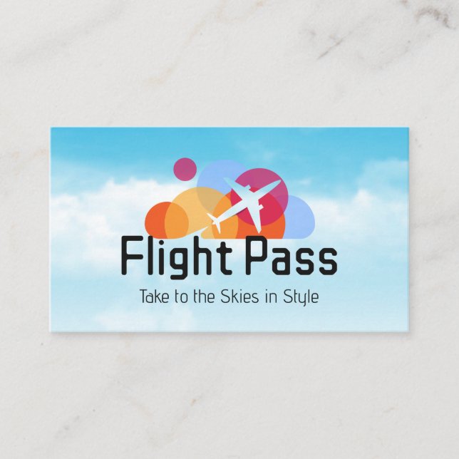 Airline Logo | Flight Business Card (Front)