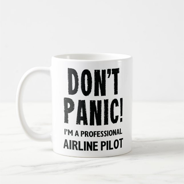 Airline Pilot Coffee Mug (Left)
