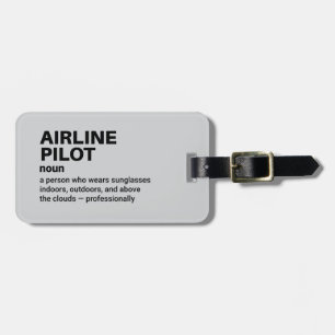 Airline Pilot Definition Travel Tag