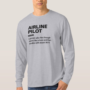 Airline Pilot Gift Tee