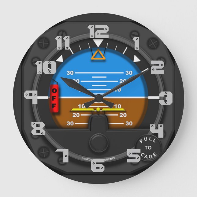Airline pilot large clock (Front)