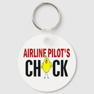 Airline Pilot’s Chick Key Ring