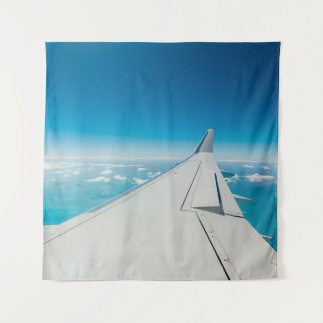 Airliner turbulent wing tapestry (Front)