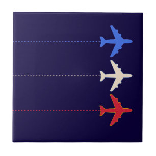 airlines aeroplanes ceramic tile