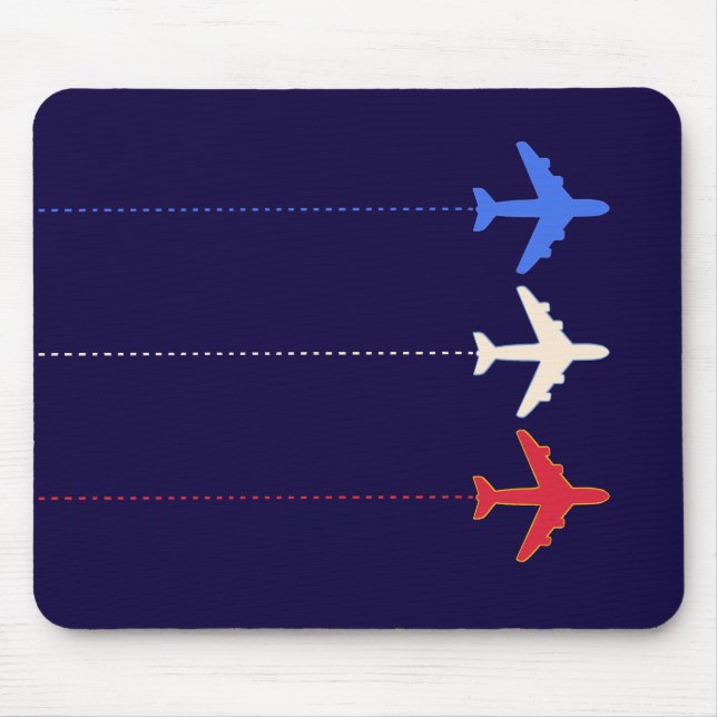 airlines aeroplanes mouse pad (Front)