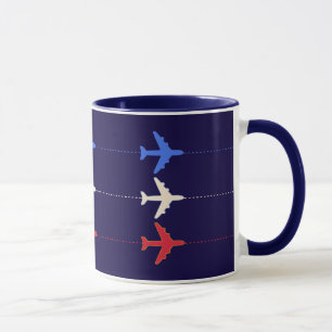 airlines aeroplanes mug