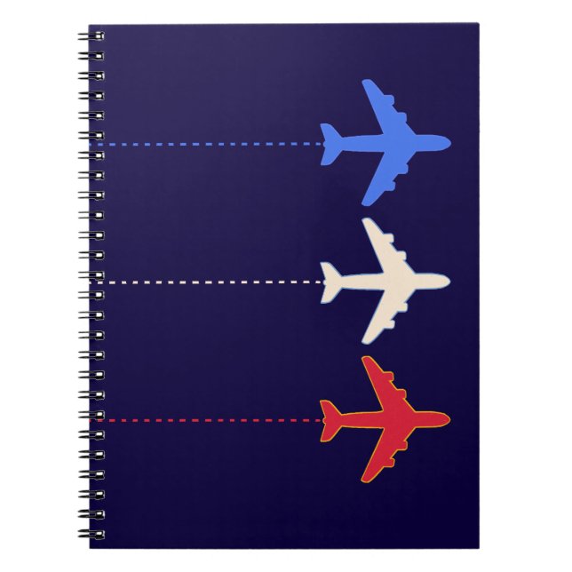 airlines aeroplanes notebook (Front)