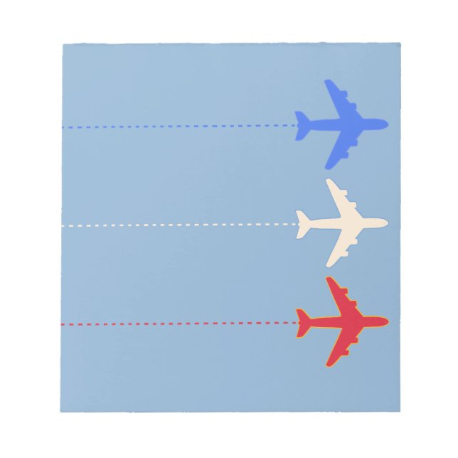 airlines aeroplanes notepad (Front)