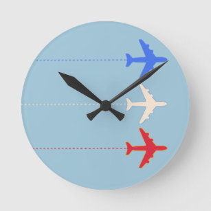 airlines aeroplanes round clock