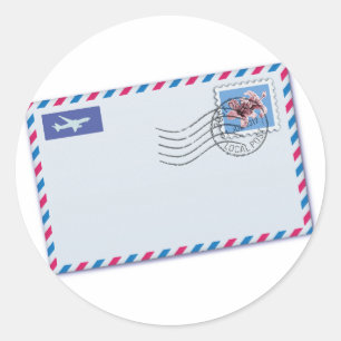 Airmail Envelope Stickers