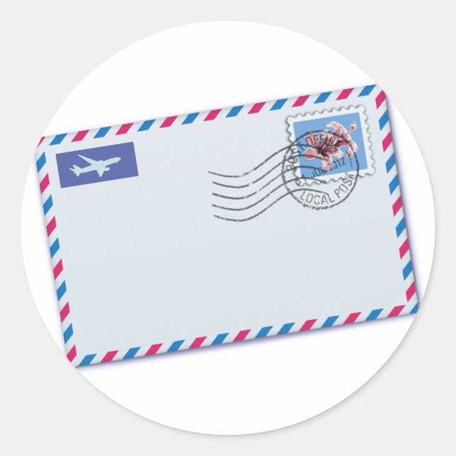Airmail Envelope Stickers (Front)