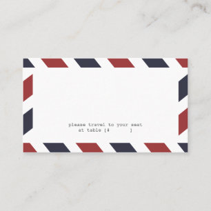 Airmail Escort Card