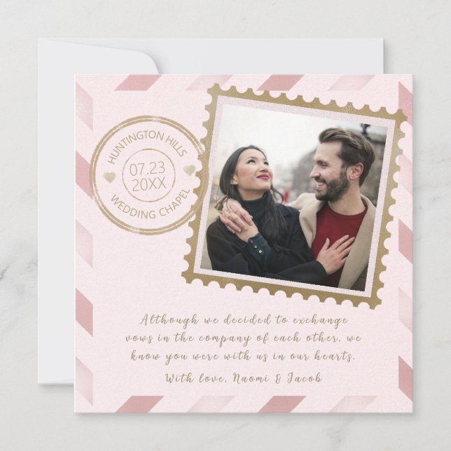 Airmail Marriage Announcement (Front)