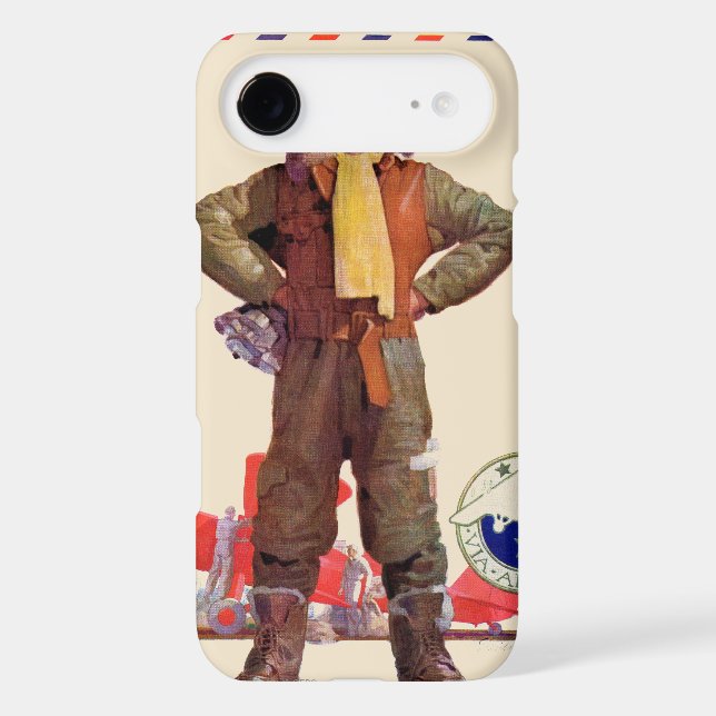 Airmail Pilot Case-Mate Samsung Galaxy Case (Back)