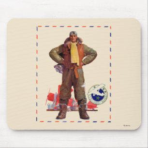 Airmail Pilot Mouse Pad