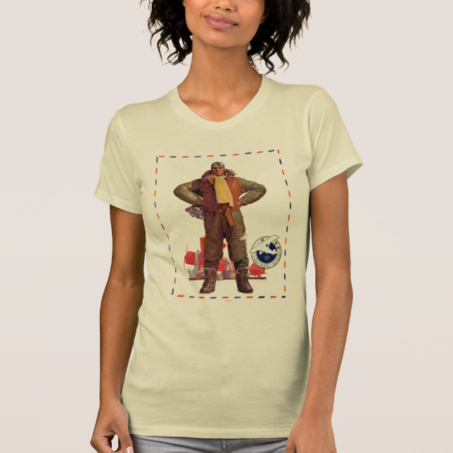 Airmail Pilot T-Shirt (Front)