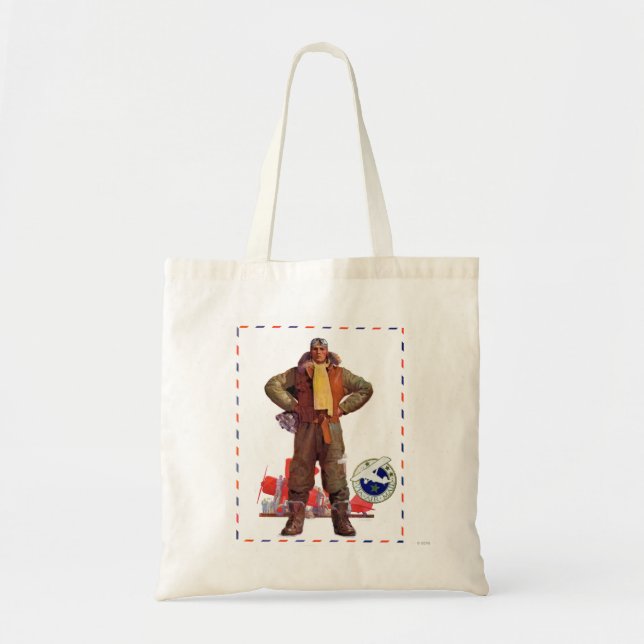 Airmail Pilot Tote Bag (Front)