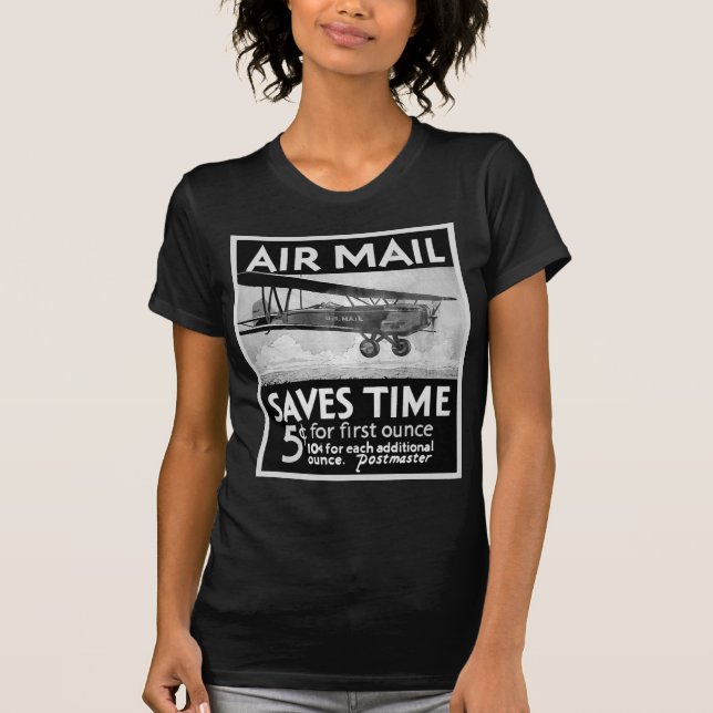 Airmail Poster T-Shirt (Front)