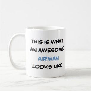 airman, awesome coffee mug