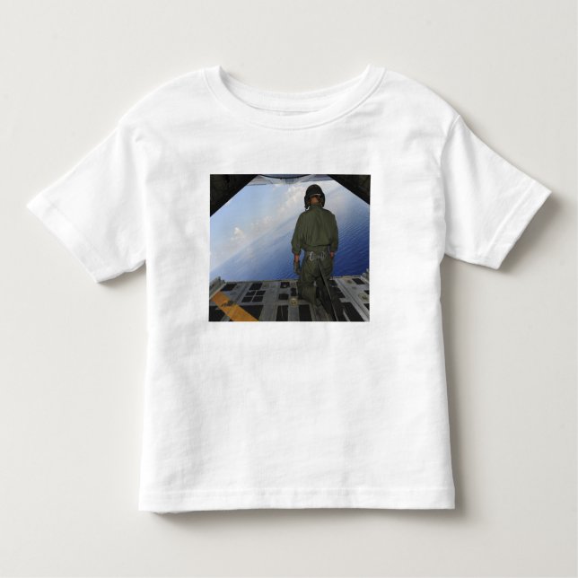 Airman observes the waters of the Gulf of Mexic Toddler T-Shirt (Front)
