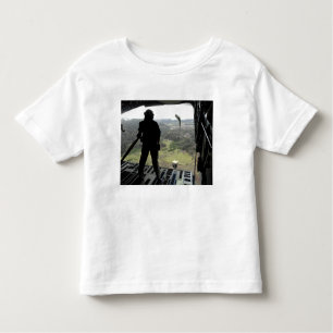 Airman watches a practice bundle fall toddler T-Shirt