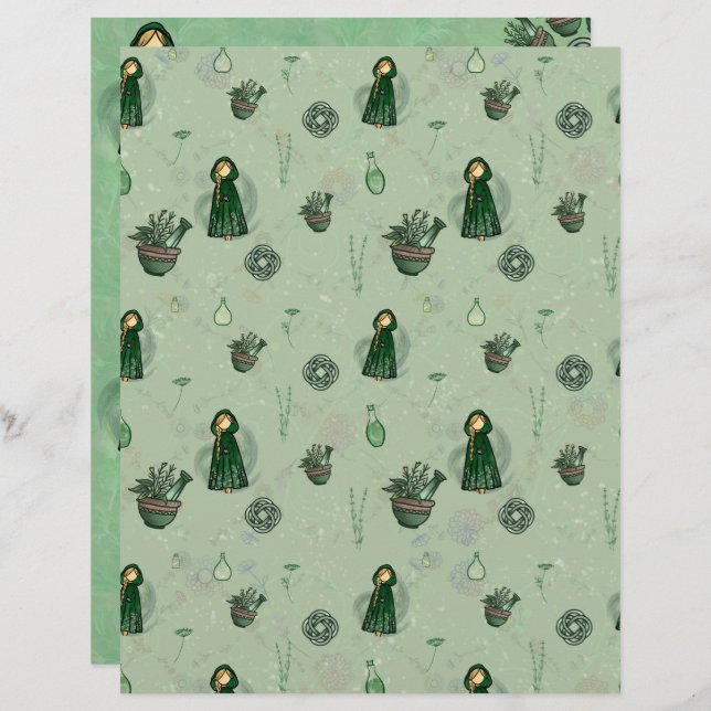 Airmid, Celtic Goddess of Healing (Front/Back)