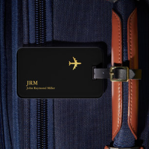 Airplane Airline Aviation Personalized  Luggage Tag