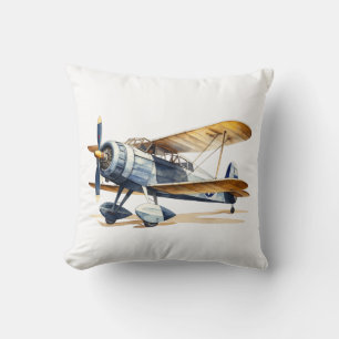 AIRPLANE BOYS ROOM CUSHION