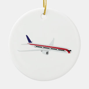 Airplane Ceramic Ornament