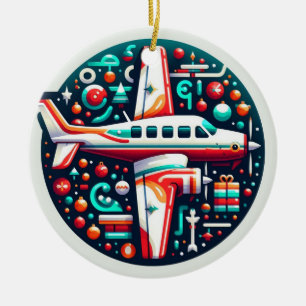 Airplane Christmas Ornament
