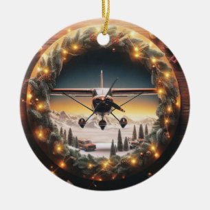 Airplane Christmas Ornament