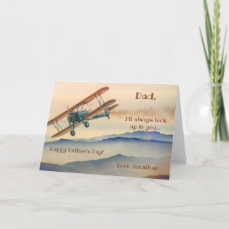 Airplane Father's Day Card