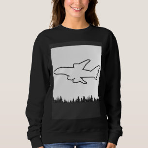 Airplane Flying  Traveling Sweatshirt