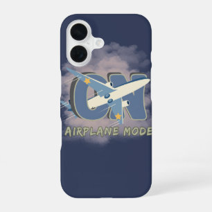 Airplane Mode ON – Funny Travel iPhone 16 Case