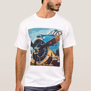 Airplane Painting - Gift for Aviation Enthusiasts T-Shirt