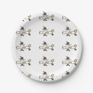 Airplane Paper Plate