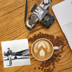 Airplane Photo, Cool Fun Aviation Glass Coaster